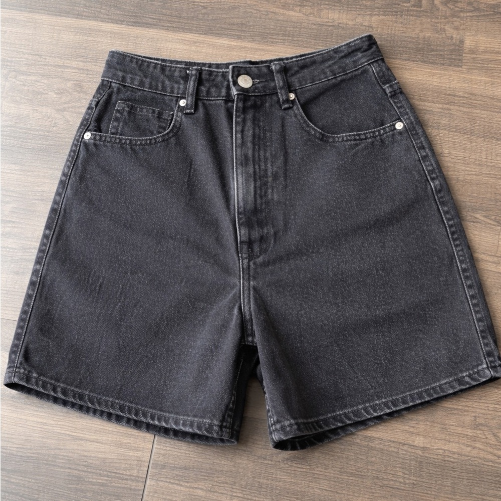 Zara Black Denim Shorts